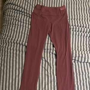 Athleta Burgundy Leggings